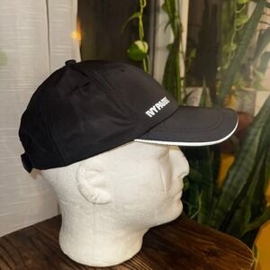 IVY PARK Black Baseball Cap Hat Adjustable Strap Reflective Trim One Size Womens